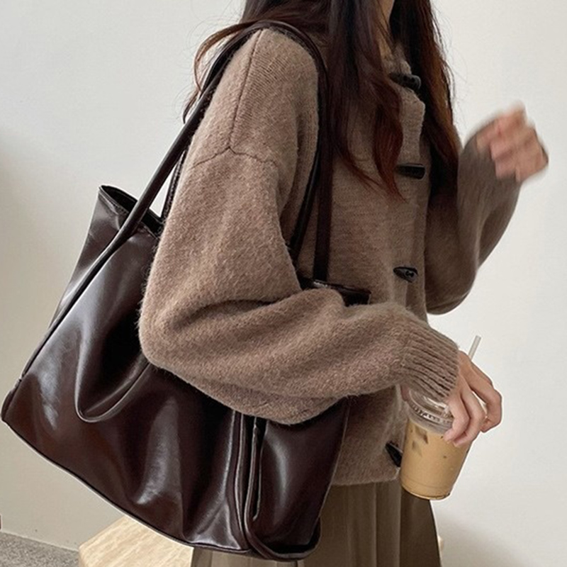 Korean Street Fashion Female - 2026 여성용 뉴 빈티지 숄더백 여성