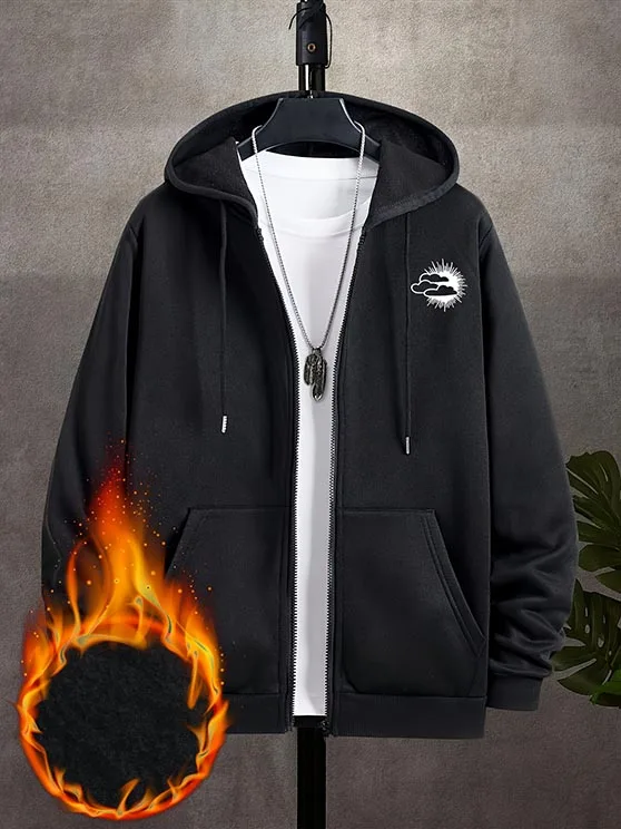 Street Fashion Zip Up Hoodie - 하이 스트리트 후디 남성용 지퍼업 긴팔