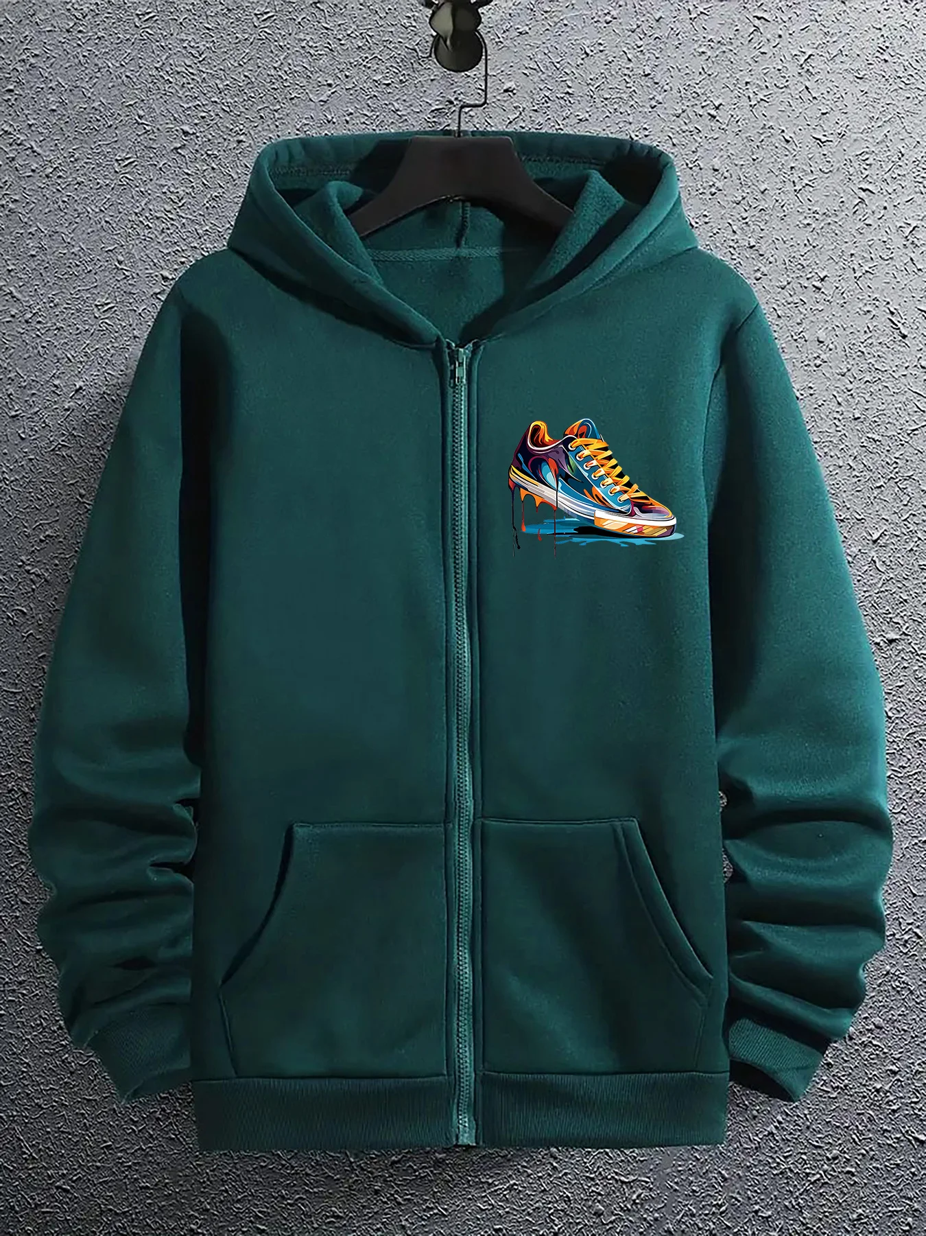 하이 스트리트 후디 남성용 지퍼업 긴팔 루즈핏 재킷 슈 - Street Fashion Zip Up Hoodie 리뷰 및 가격