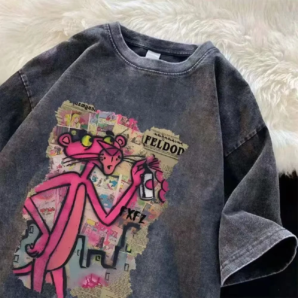 2025 워터워시 빈티지 티셔츠 (남녀공용) 레트로 디 - Street Fashion Trends 2025 리뷰 및 가격