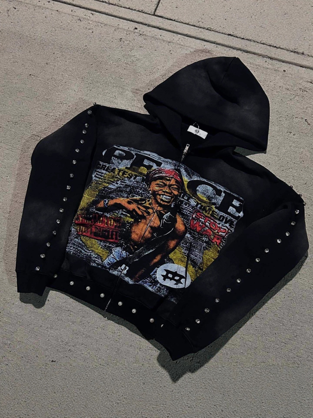 2026년 신상 미국 힙합 루즈핏 후드티 스트릿 아트  - Street Fashion Zip Up Hoodie 리뷰 및 가격