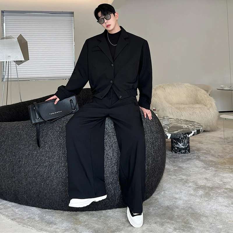 루젠 스프링 블레이저 넥 캐주얼 재킷 남성 패션 202 - Street Fashion In China 리뷰 및 가격