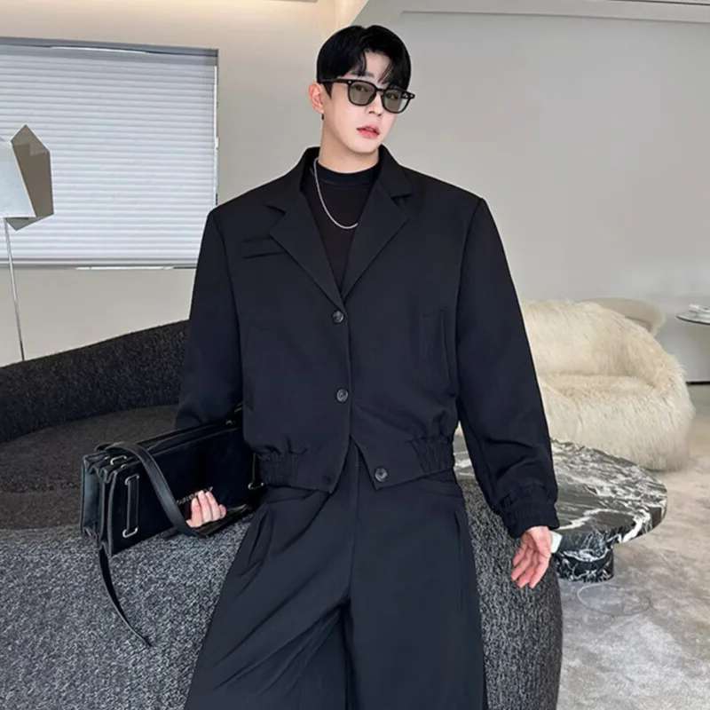 루젠 스프링 블레이저 넥 캐주얼 재킷 남성 패션 202 - Street Fashion In China 리뷰 및 가격