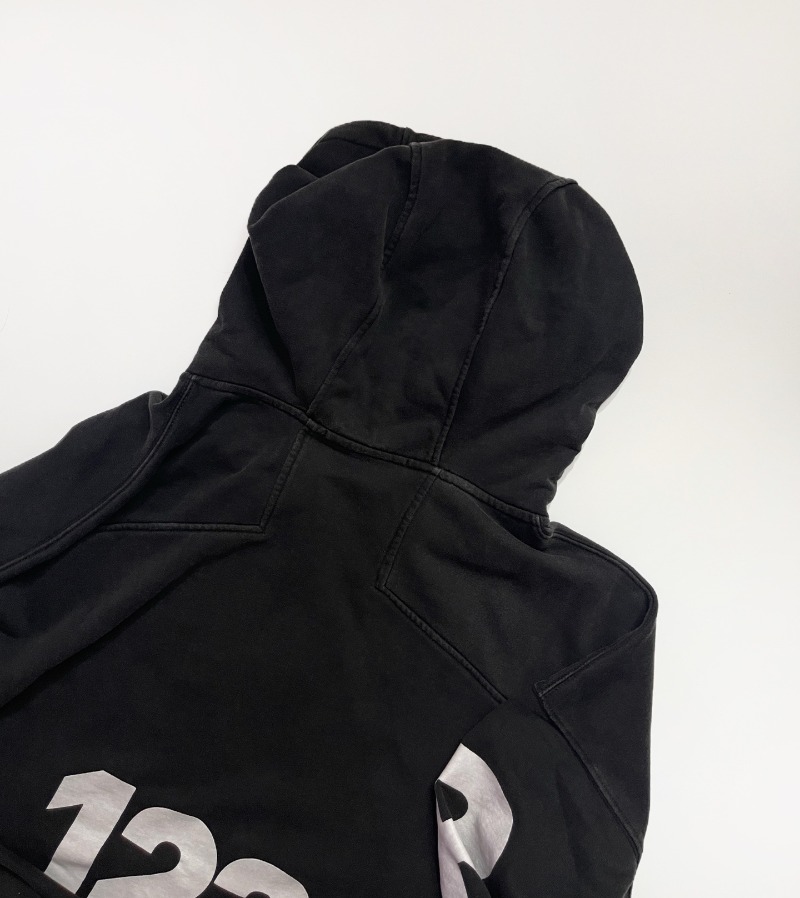 RRR-123 자수 로고 더블 지퍼 후드티 하이 스트리 - Street Fashion Zip Up Hoodie 리뷰 및 가격