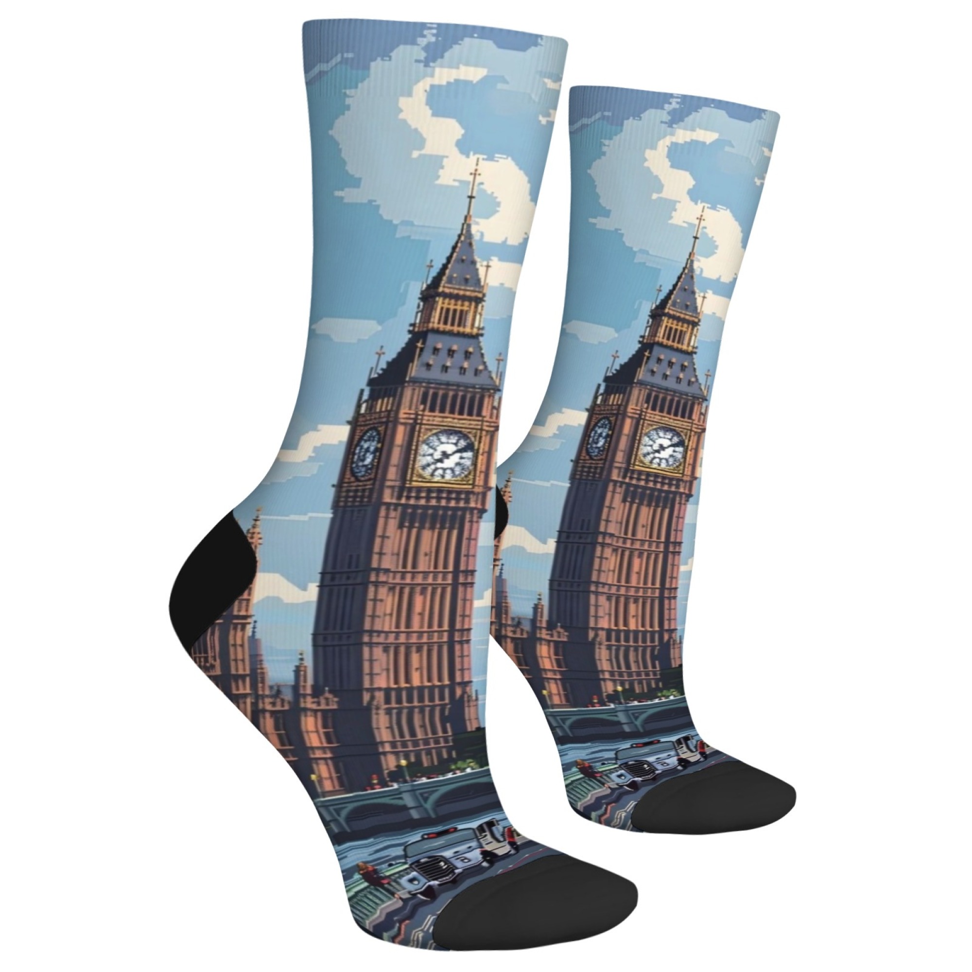 코믹 스타일 런던 스트리트 남성용 양말 참신하고 재미있 - Street Fashion London 리뷰 및 가격