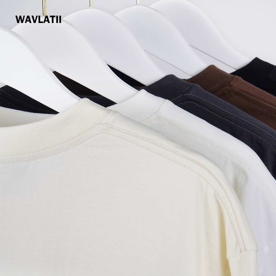 WAVLATII 여성용 오버 사이즈 화이트 블랙 T 셔 - Street Fashion Jersey 리뷰 및 가격