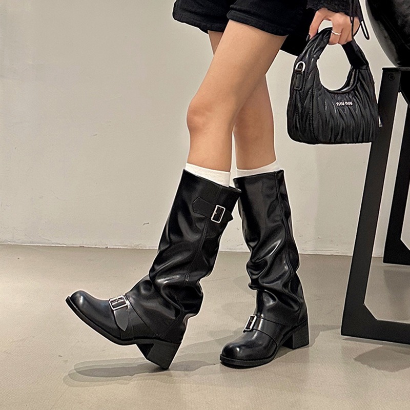 2025 여성 부츠 니하이 플랫폼 청키 힐 트렌드 펑크 - Street Fashion Trends 2025 리뷰 및 가격