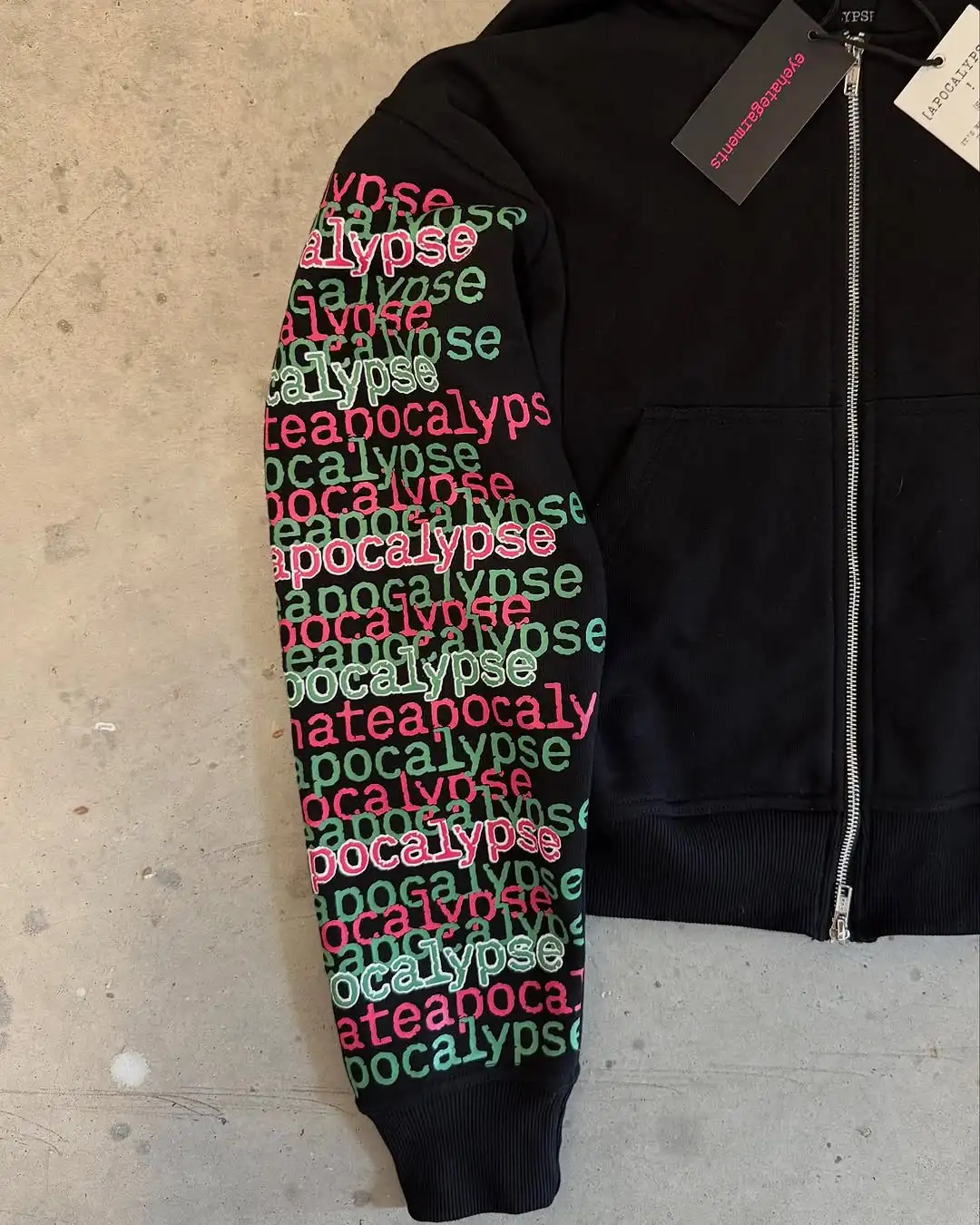 Eyehategarment 스트리트 패션 까마귀 하라주 - Street Fashion Zip Up Hoodie 리뷰 및 가격