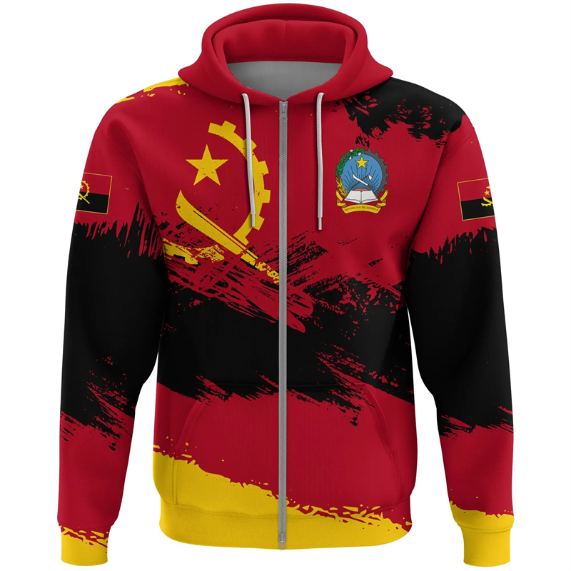 앙골라지도 아프리카 국가 그래픽 풀오버, 앙골라 국가  - Street Fashion Zip Up Hoodie 리뷰 및 가격