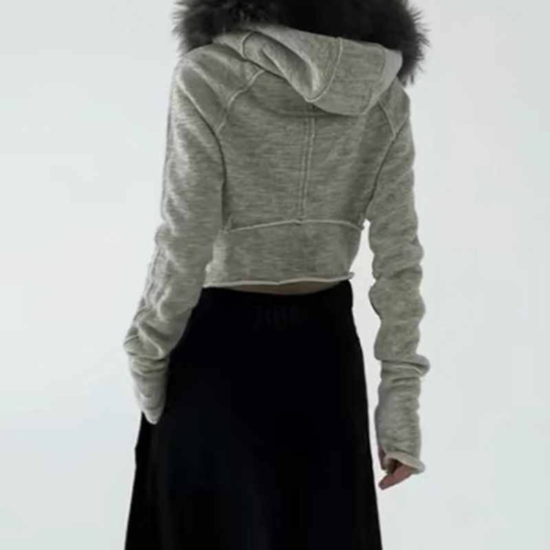 여성용 집업 스웨트 셔츠, 캐주얼 퍼 칼라 후드, 단추 - Street Fashion Zip Up Hoodie 리뷰 및 가격