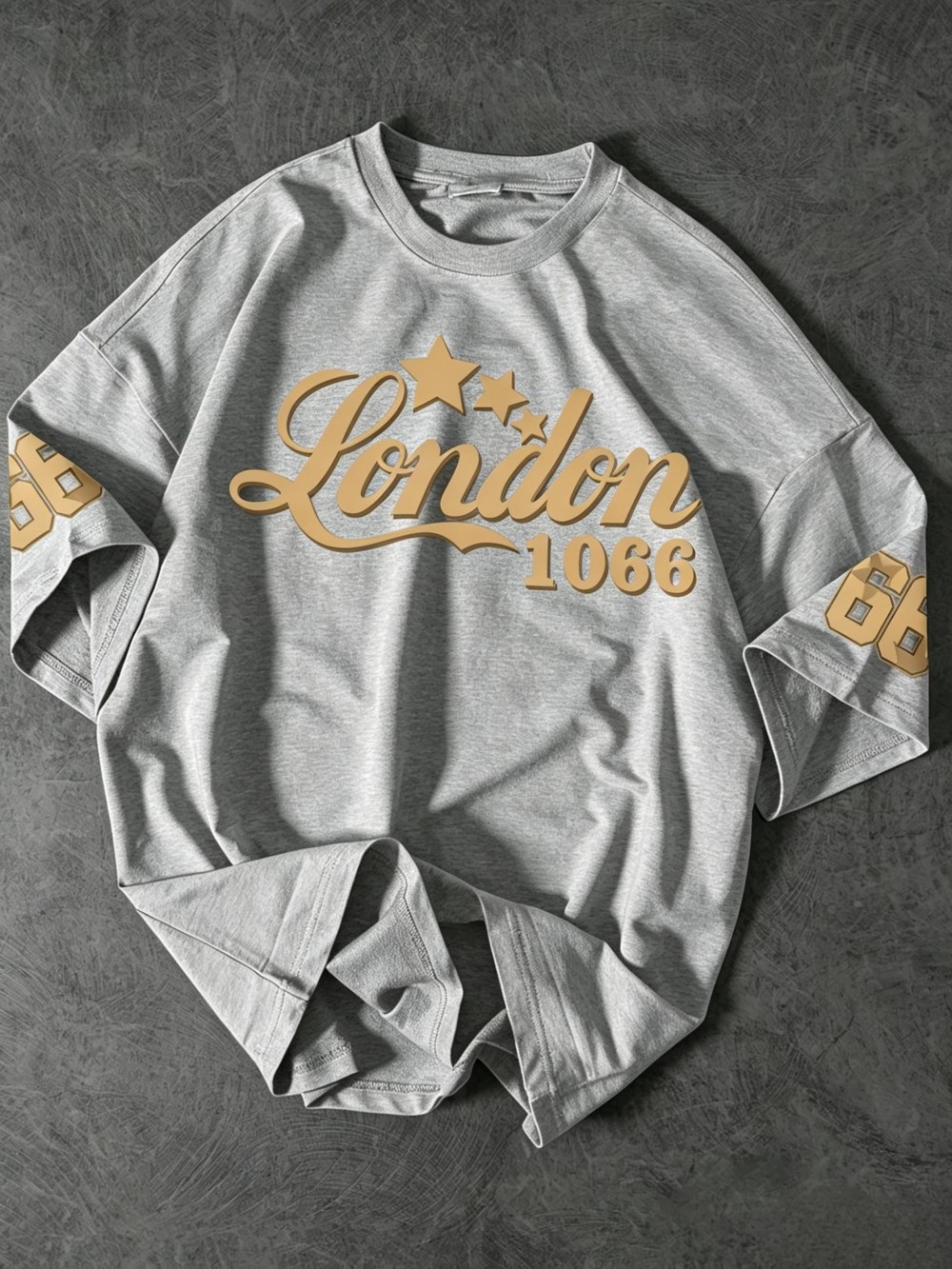 세련된 미국 남성 여름 레트로 1066 런던 레터 프린 - Street Fashion London 리뷰 및 가격