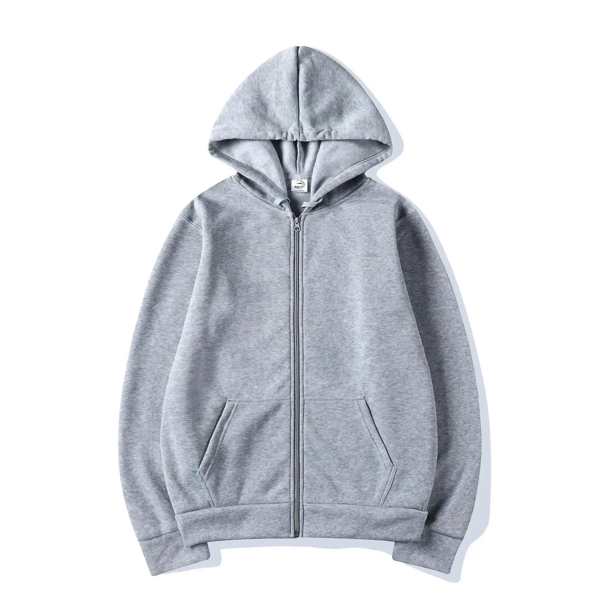 하이 스트리트 후드티 남성 단색 지퍼업 긴팔 루즈핏 재 - Street Fashion Zip Up Hoodie 리뷰 및 가격