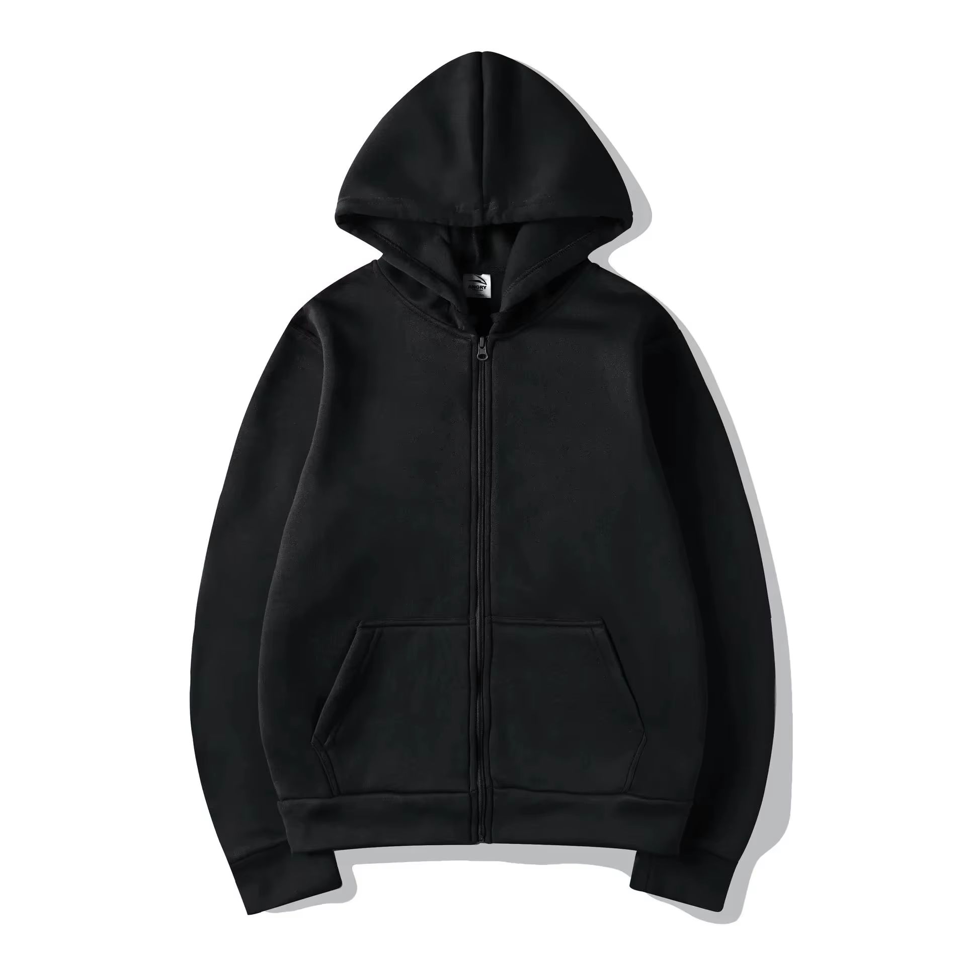 하이 스트리트 후드티 남성 단색 지퍼업 긴팔 루즈핏 재 - Street Fashion Zip Up Hoodie 리뷰 및 가격